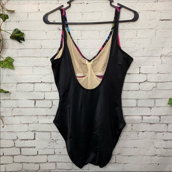 Vintage The SlimSuit Retro 90s Animal Print Bright - Picture 2 of 5